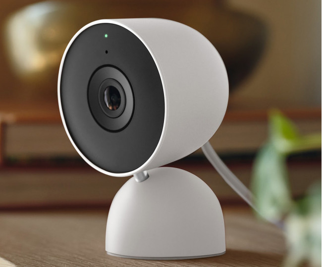 Google Nest Cam Indoor (3rd Gen) – AI камера відеоспостереження для дому